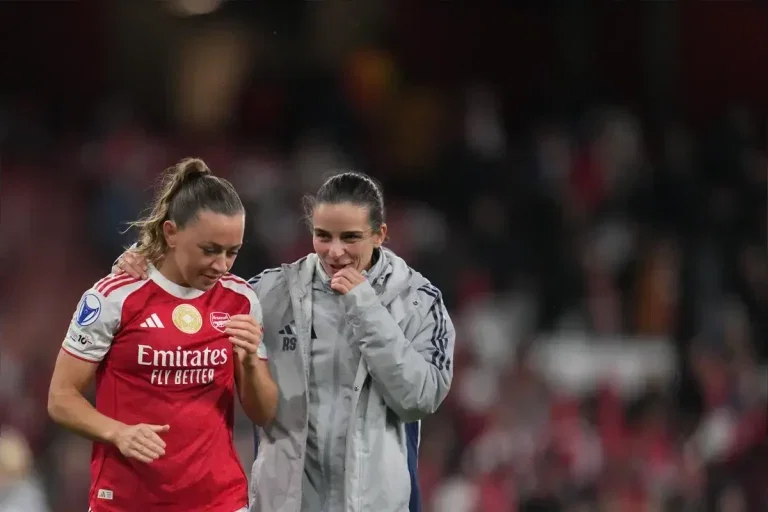 Arsenal Ruthless: Renee Slegers’ Gunners punish Lyon howlers to seize first-leg lead